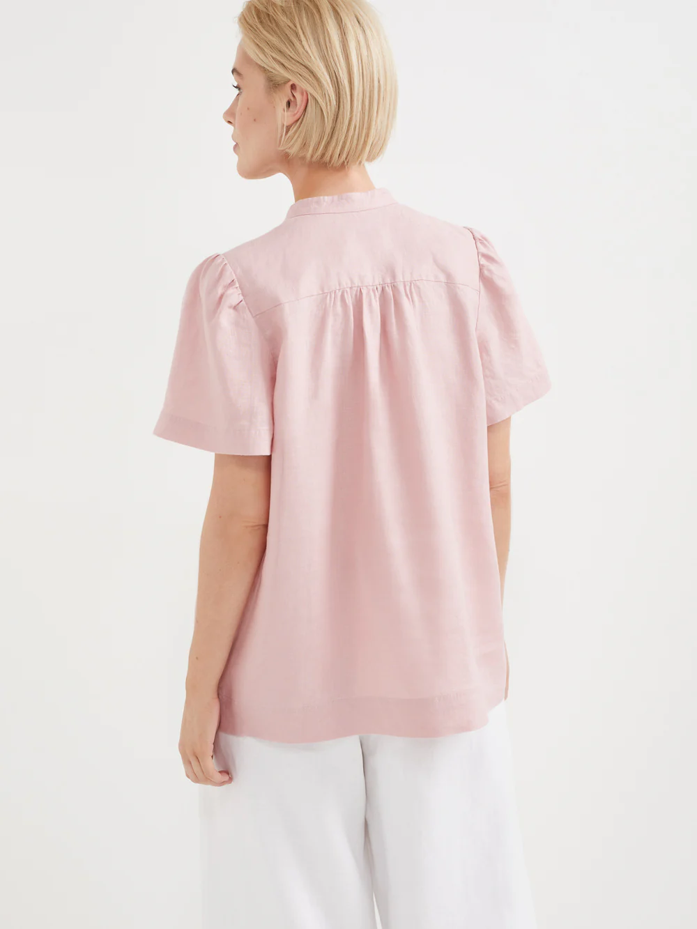 The Linen Pintuck Top - Image 3