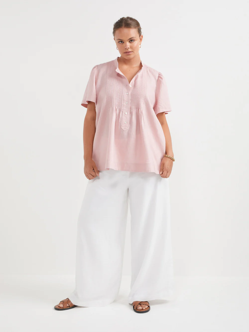 The Linen Pintuck Top - Image 6