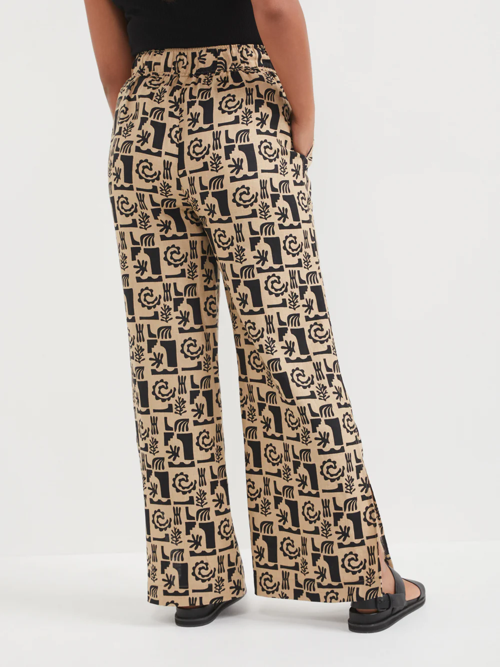The Linen Print Pant - Image 3