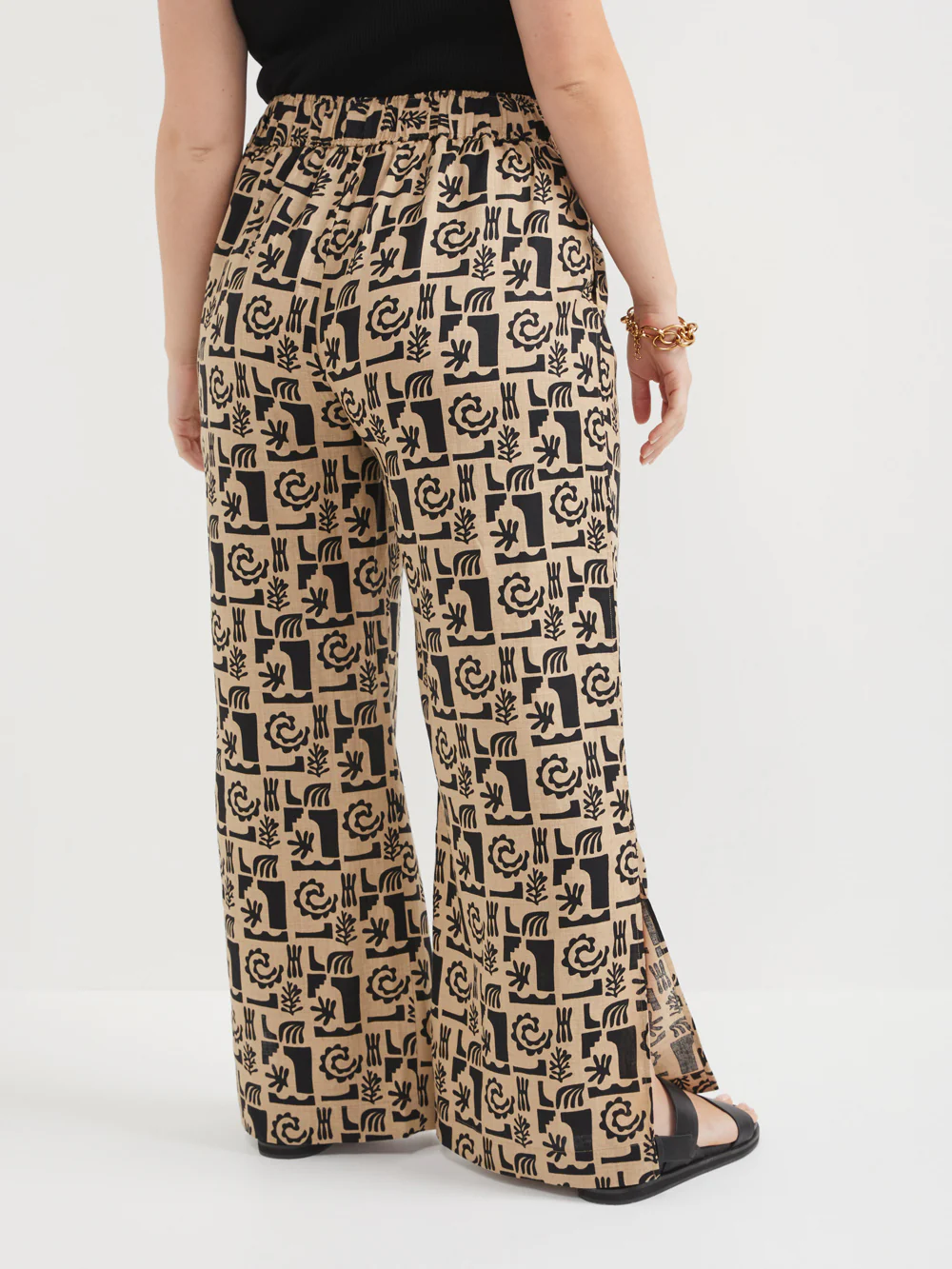 The Linen Print Pant - Image 7