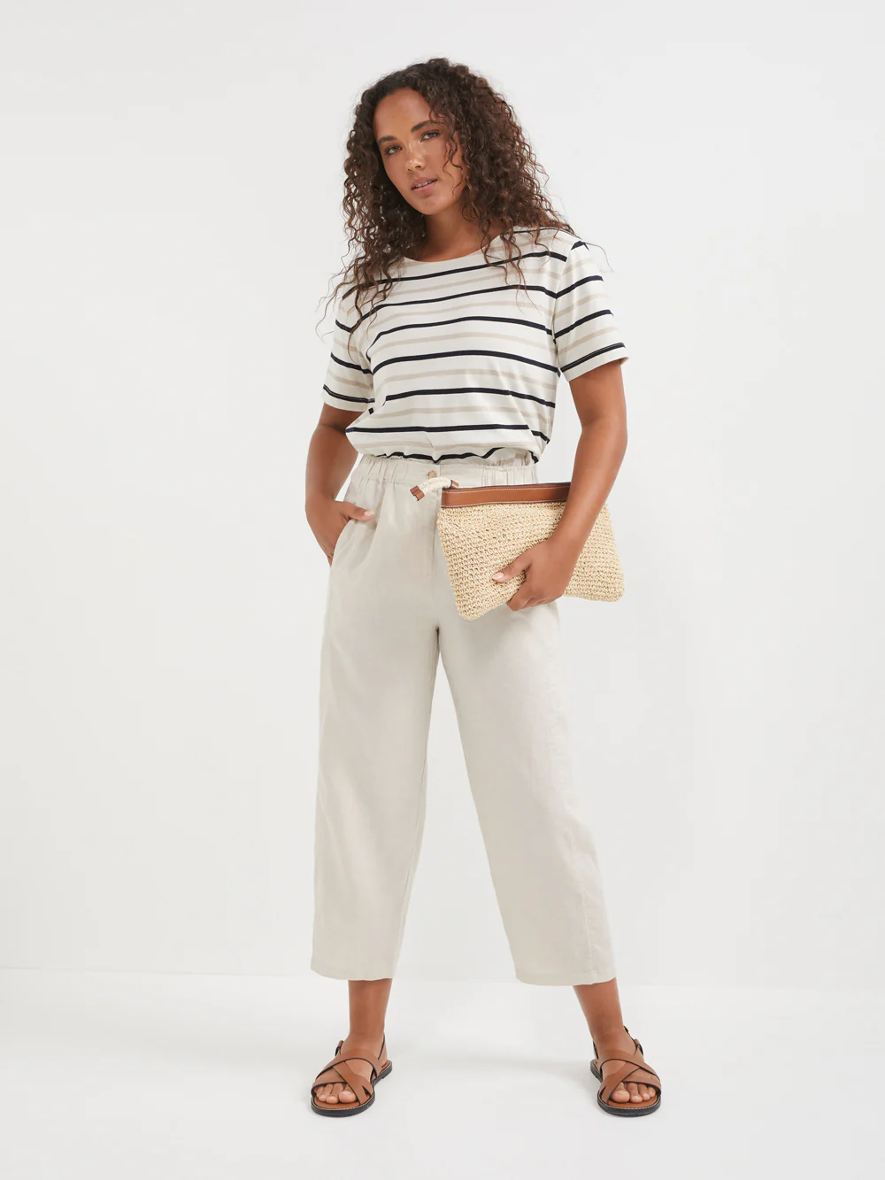 The Linen Pull-On Pant