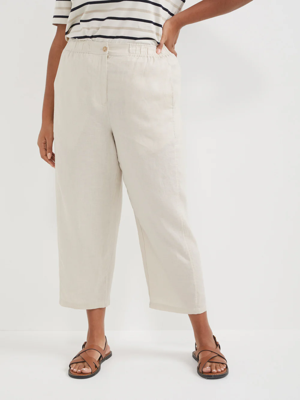 The Linen Pull-On Pant - Image 6