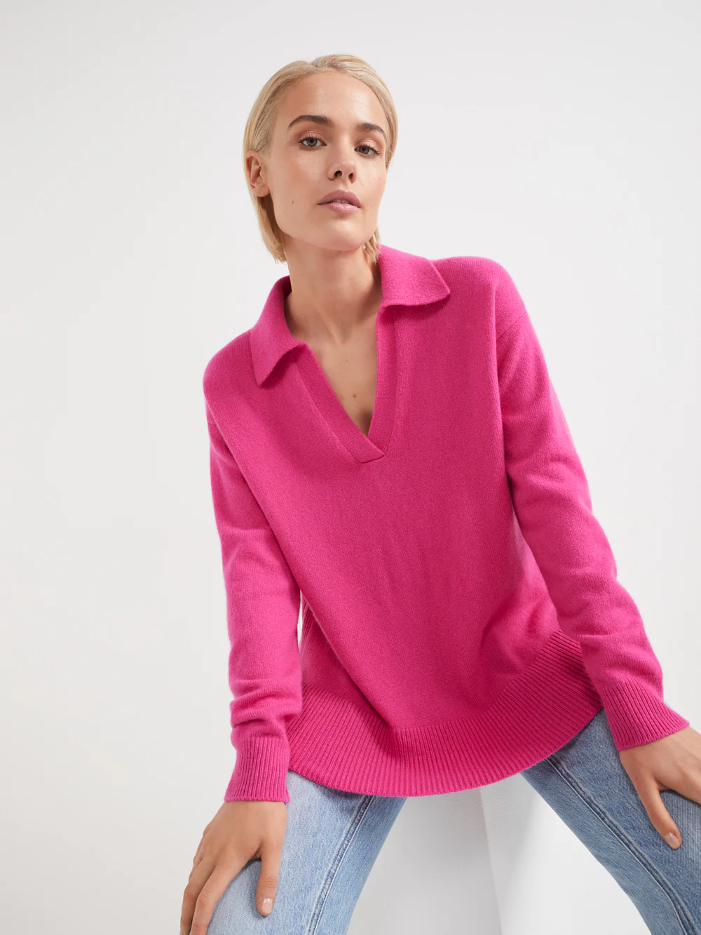 The Long Sleeve Polo Pullover - Image 2