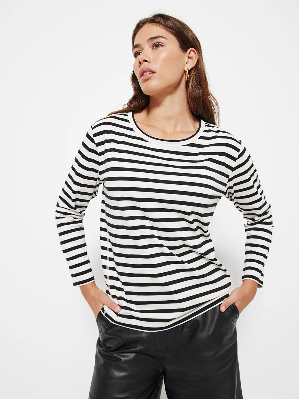 The Long Sleeve Stripe T-Shirt