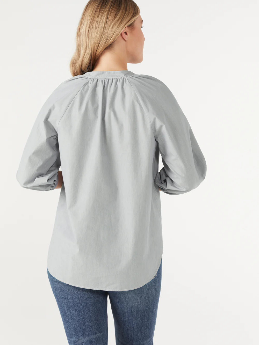 The Micro-Stripe Cotton Top - Image 3