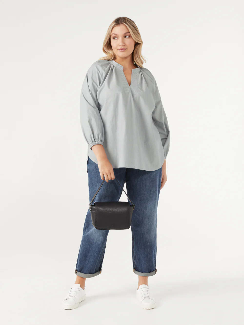 The Micro-Stripe Cotton Top - Image 5