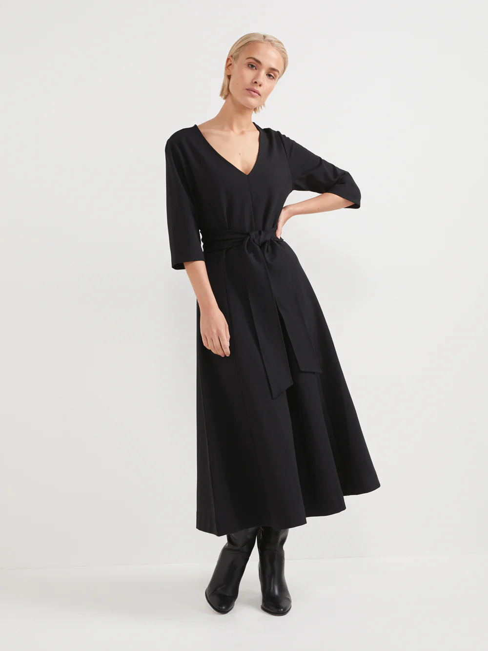 The Ponte Fit and Flare Dress - Image 2