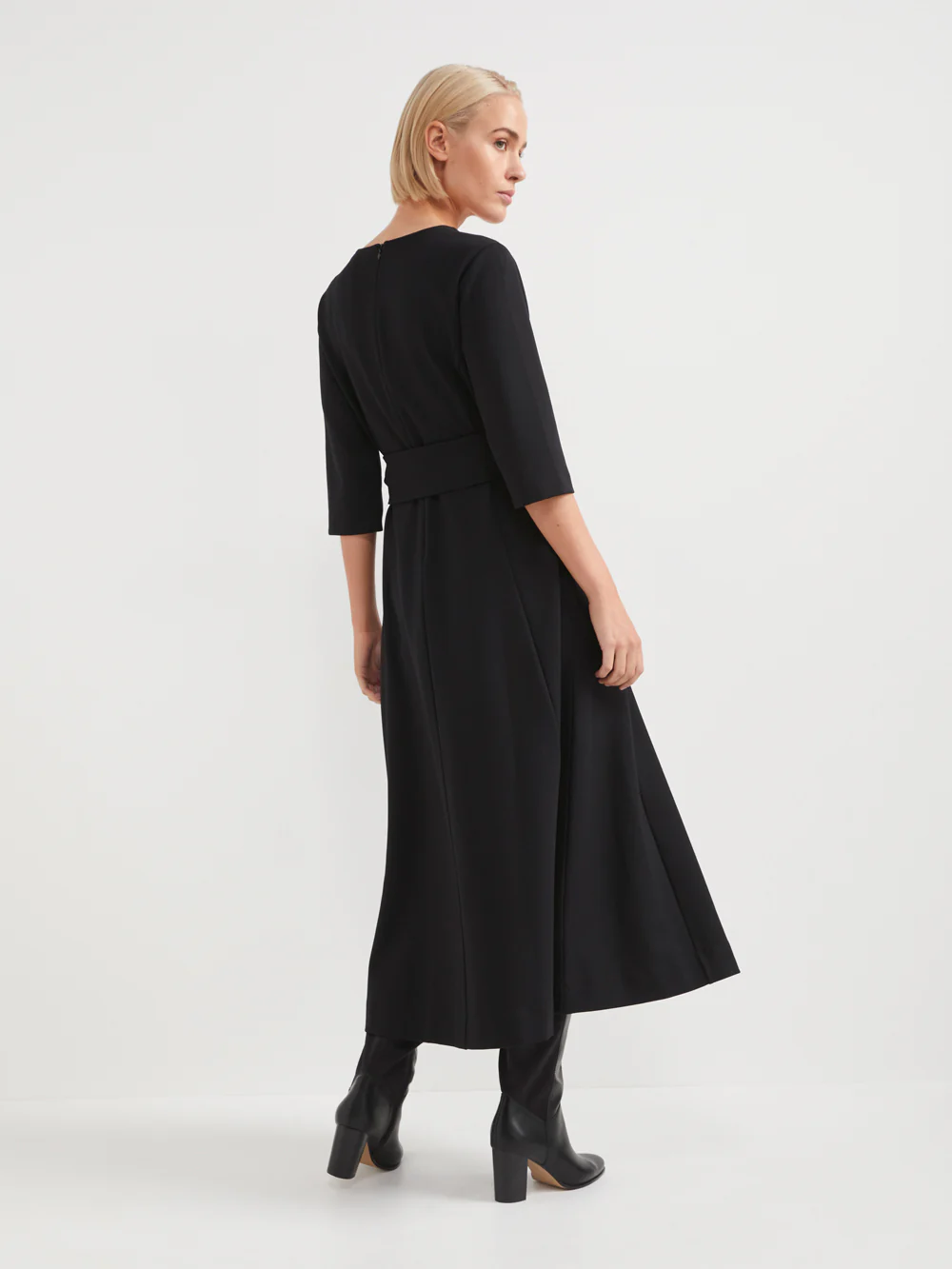 The Ponte Fit and Flare Dress - Image 4