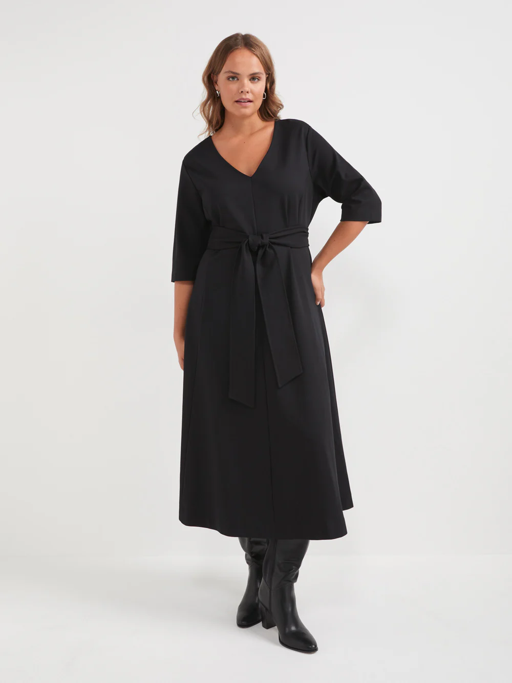 The Ponte Fit and Flare Dress - Image 5