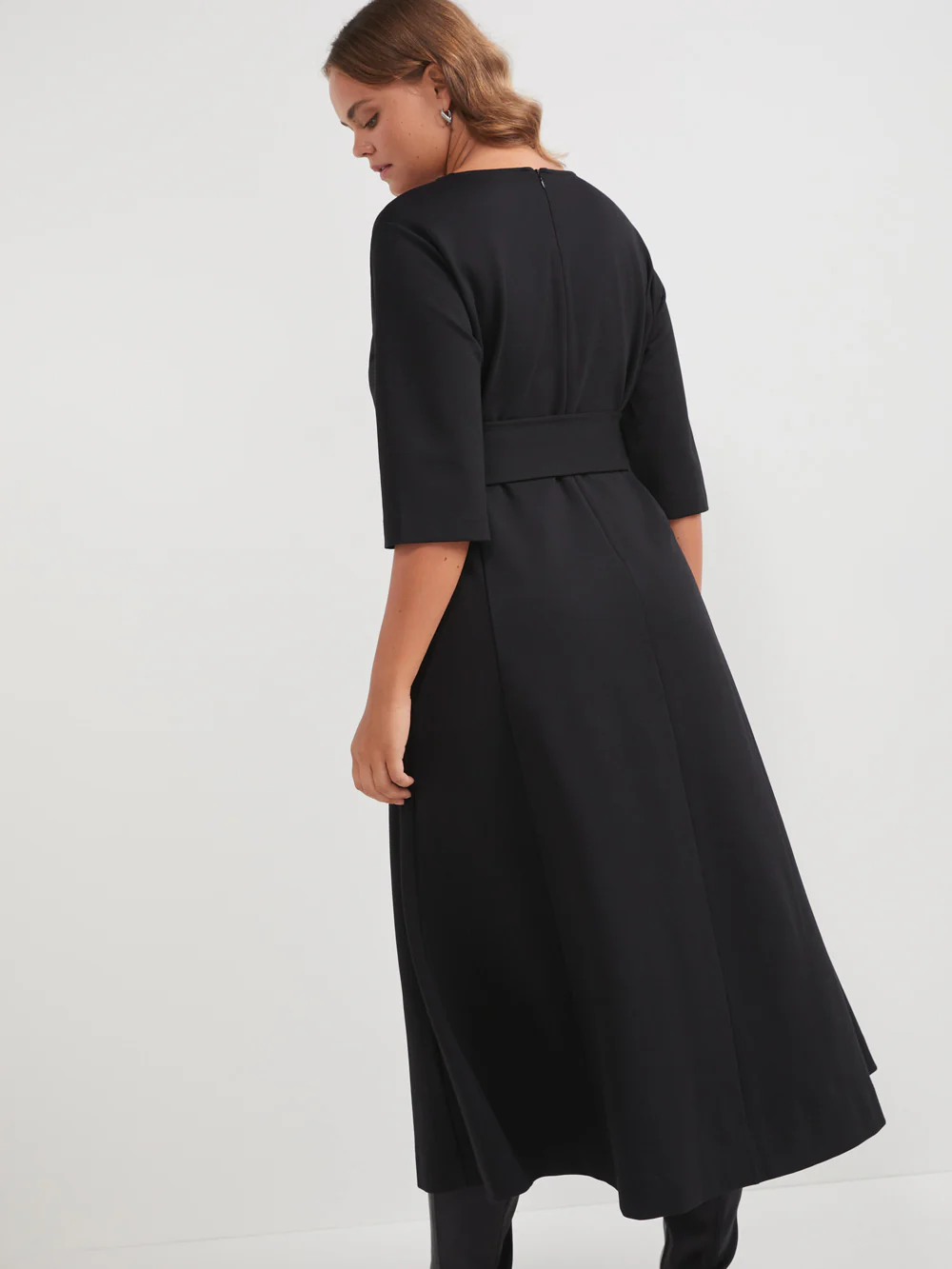 The Ponte Fit and Flare Dress - Image 7