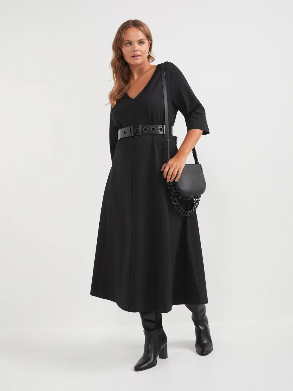 The Ponte Fit and Flare Dress - Image 8