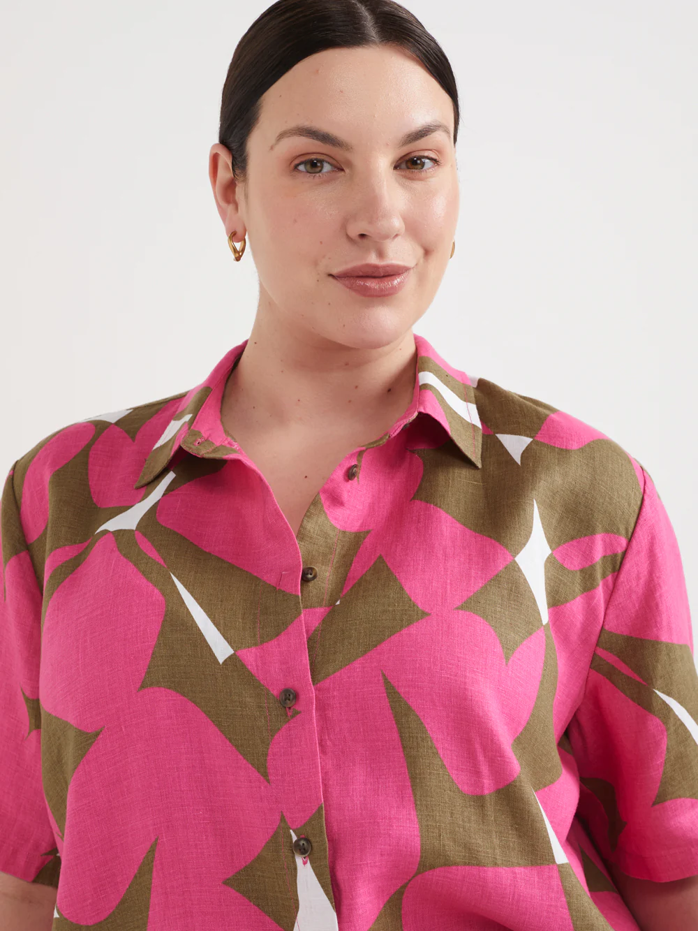 The Print Linen Shirt - Image 6