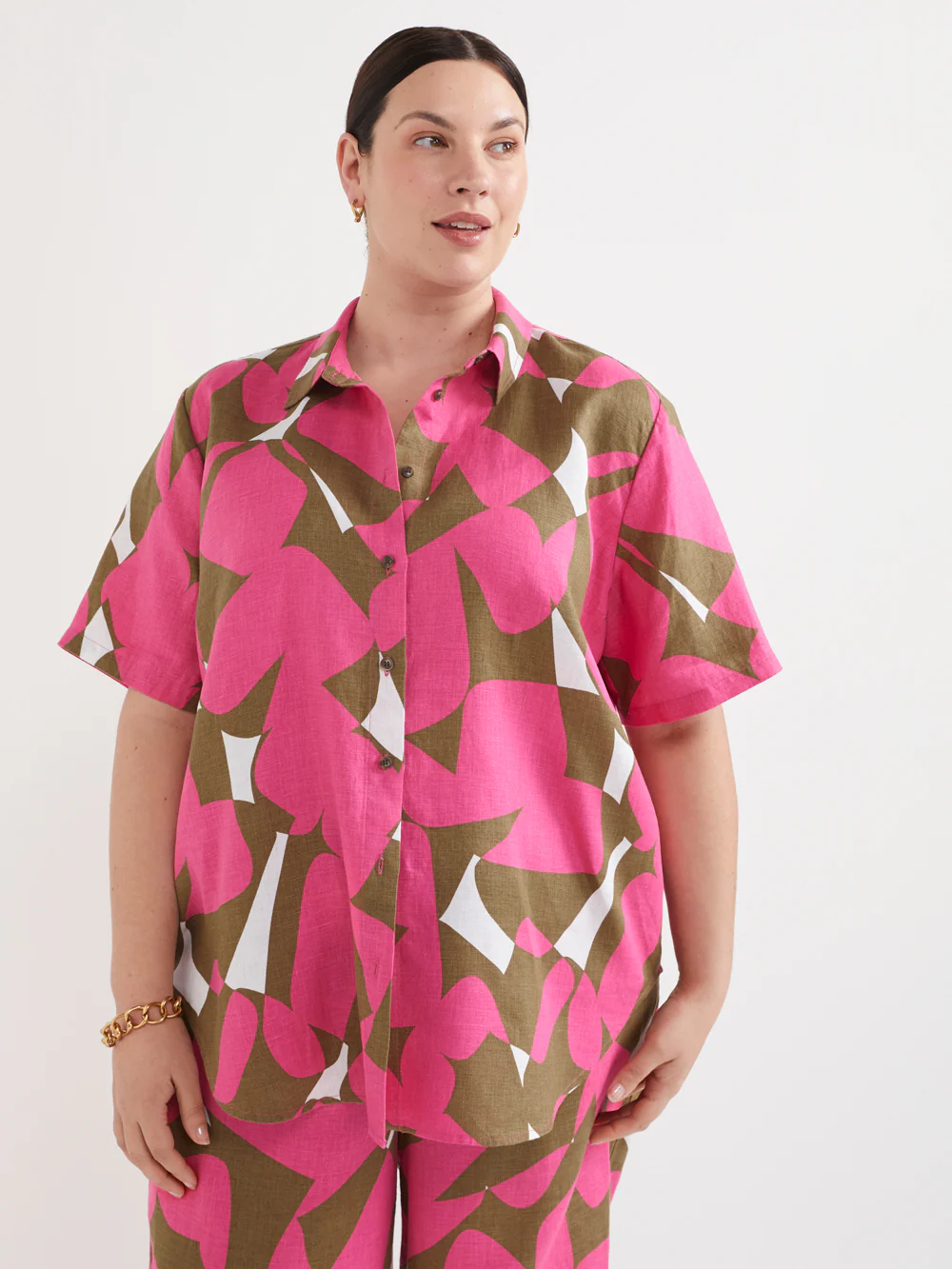 The Print Linen Shirt - Image 8