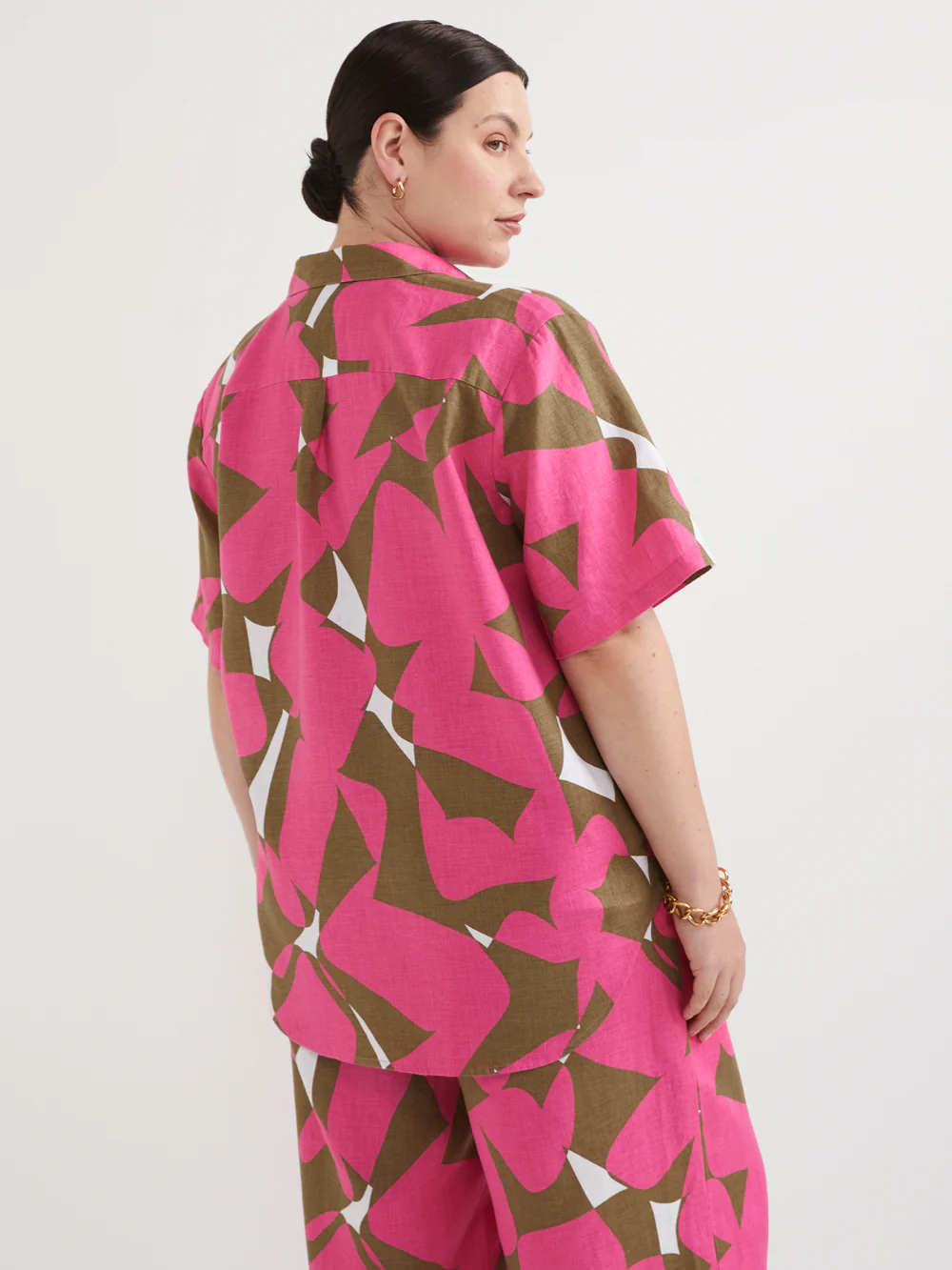 The Print Linen Shirt - Image 9