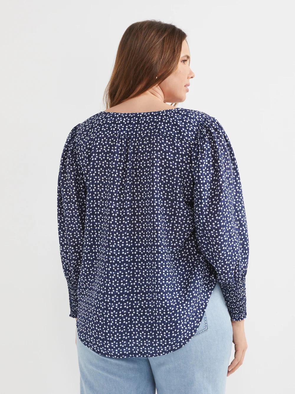 The Print V-Neck Blouse - Image 9