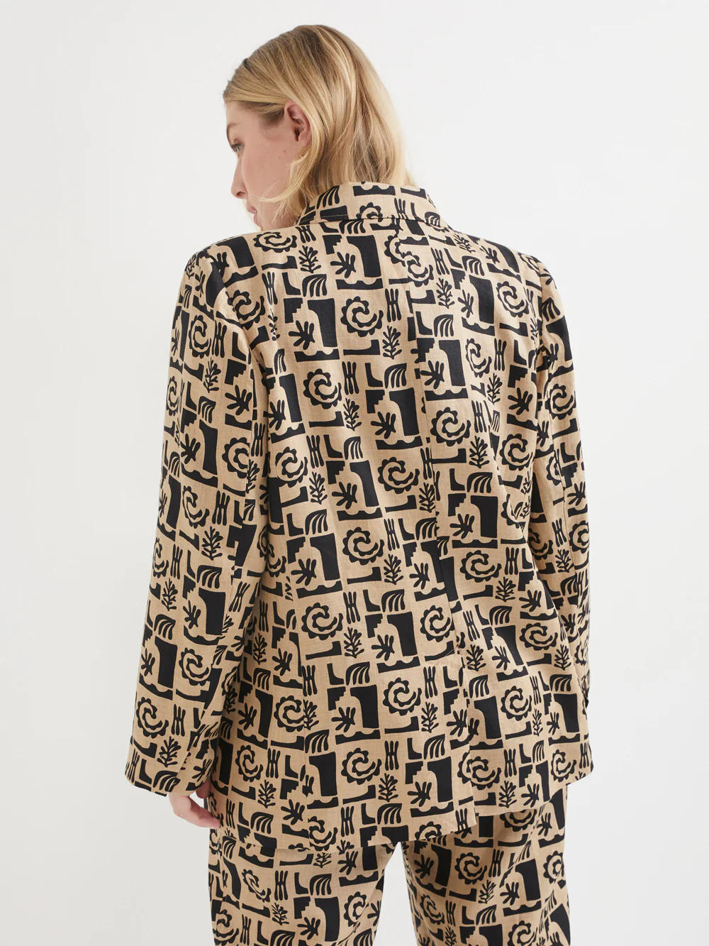 The Printed Linen Blazer - Image 7