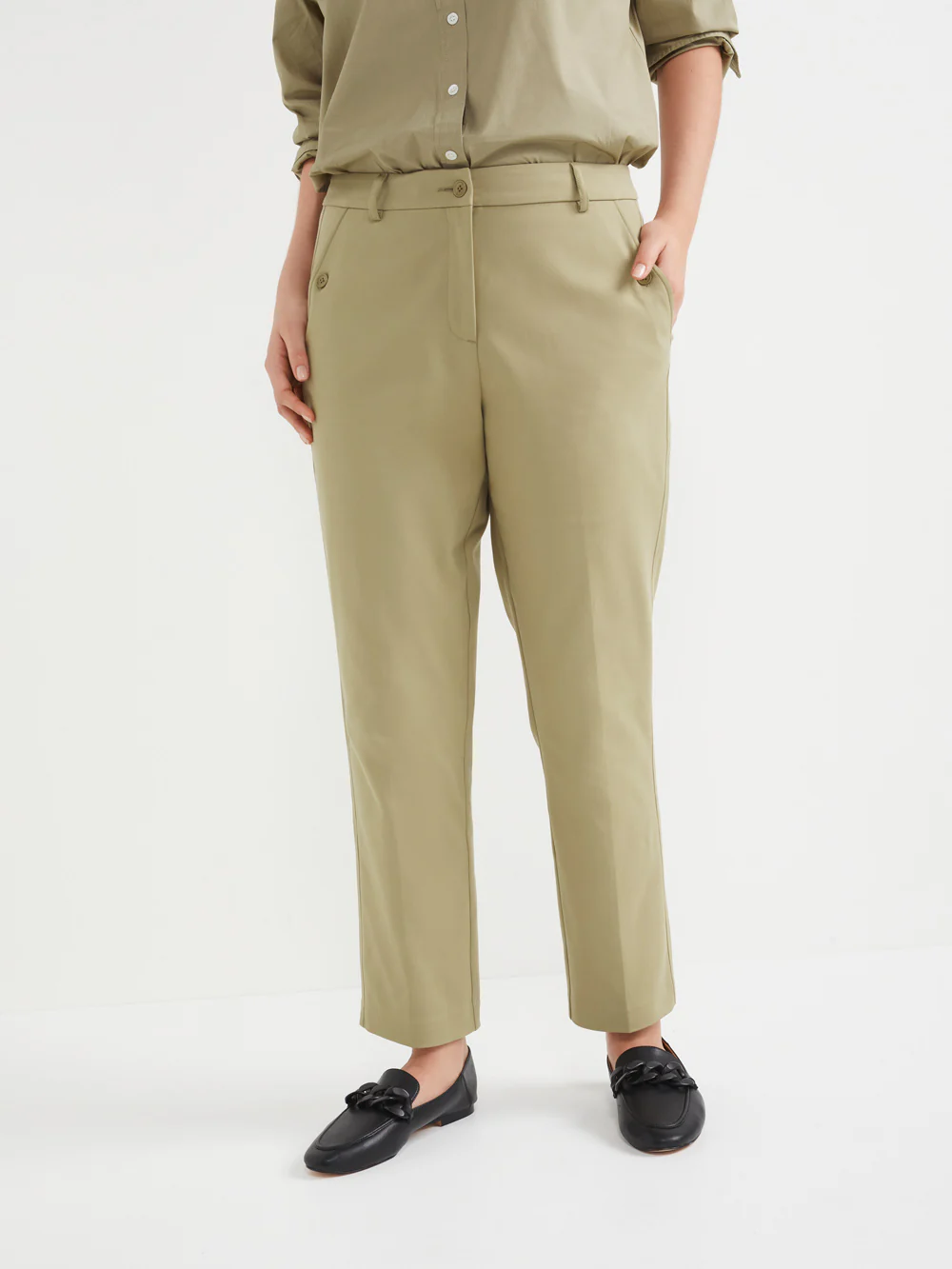 The Refined Stretch Cotton Trouser - Image 2