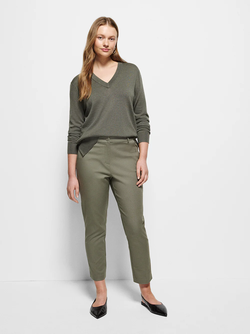 The Refined Stretch Cotton Trouser