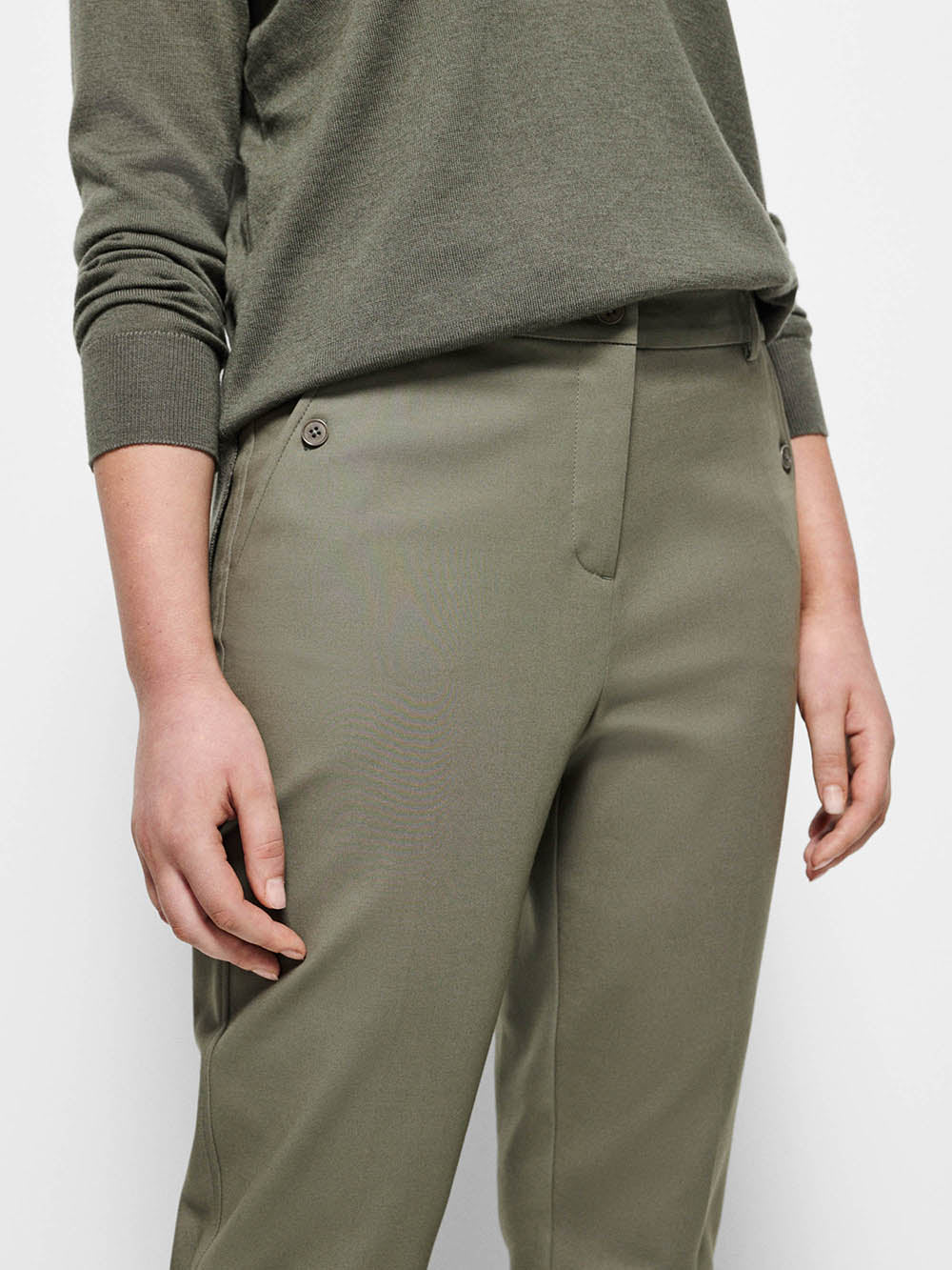 The Refined Stretch Cotton Trouser - Image 3