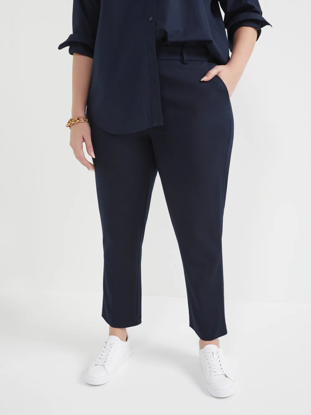 The Refined Stretch Cotton Trouser - Image 12