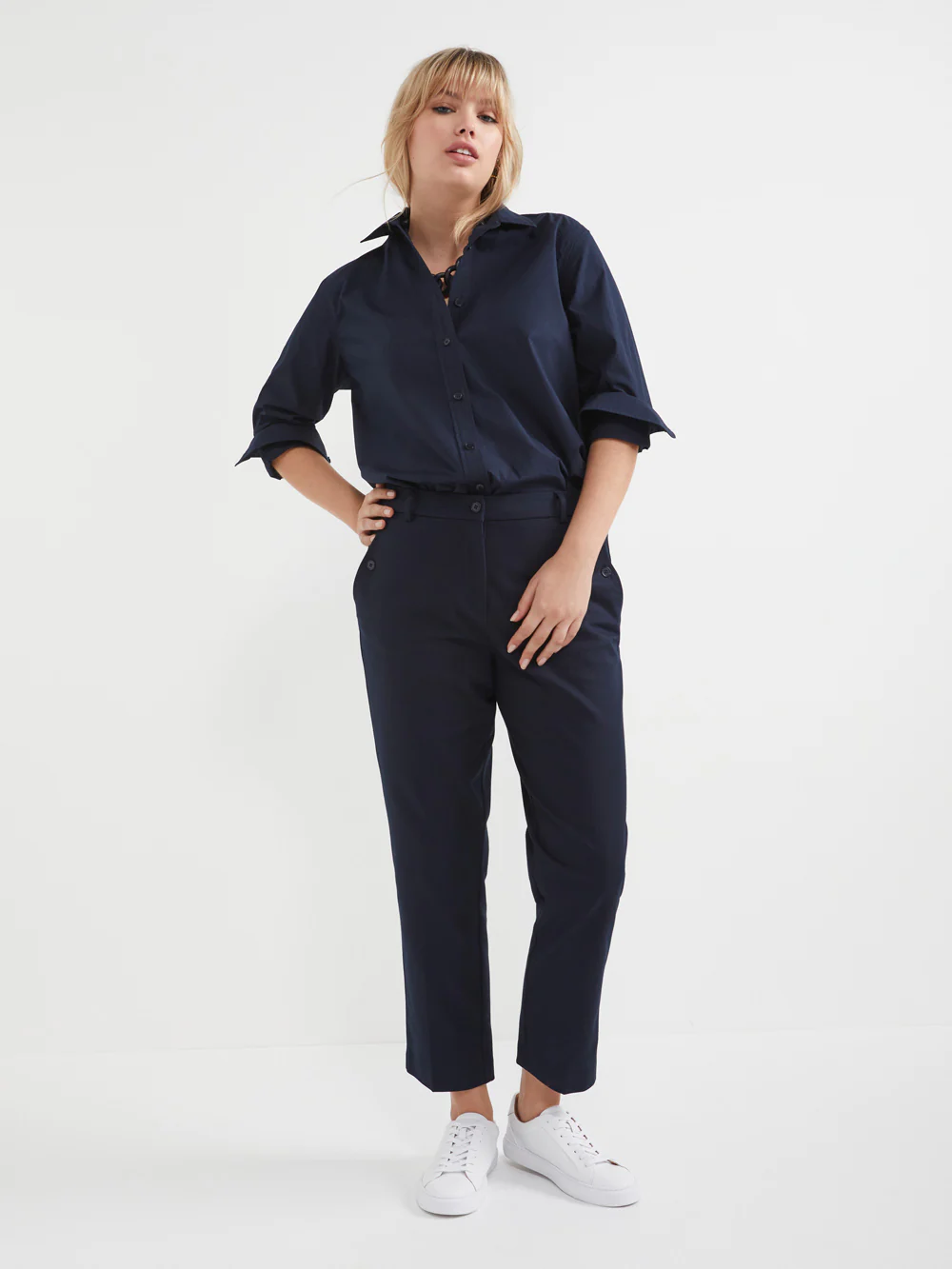 The Refined Stretch Cotton Trouser - Image 6
