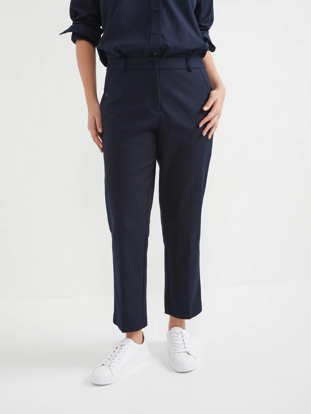 The Refined Stretch Cotton Trouser - Image 7