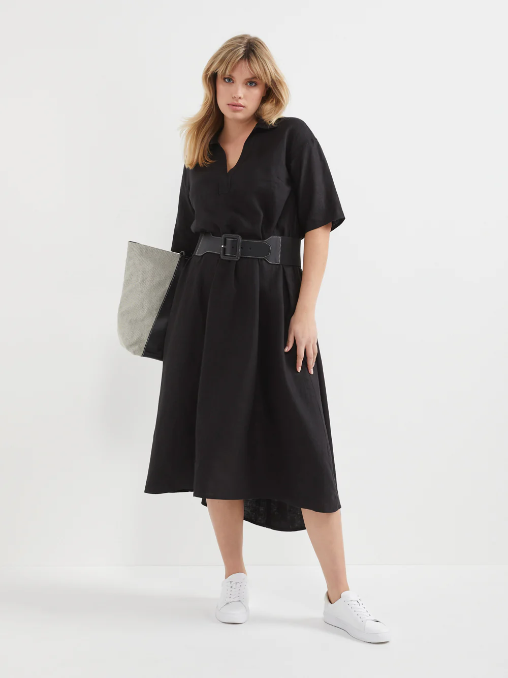 The Relaxed Linen Tunic Dress - Image 2