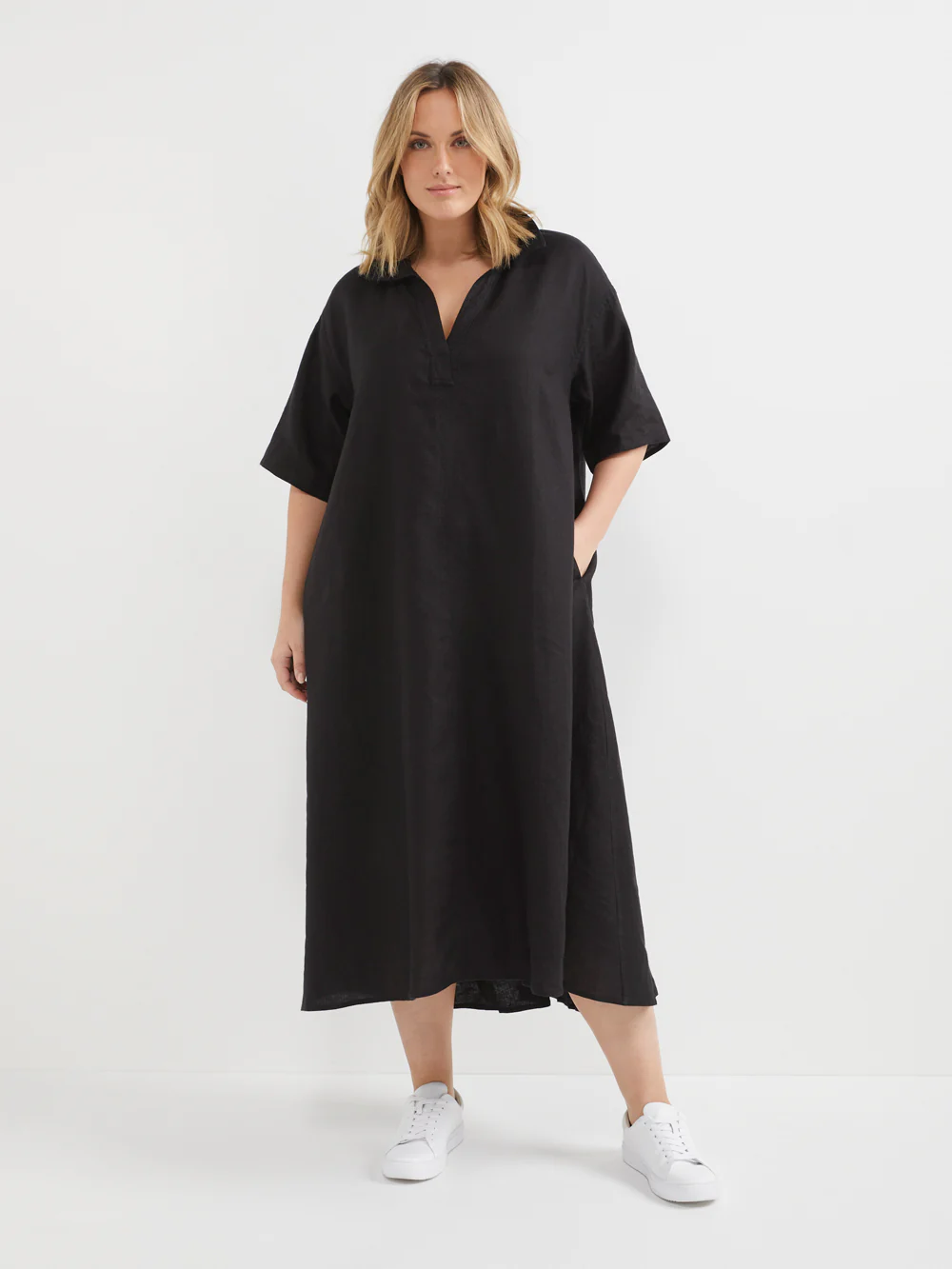 The Relaxed Linen Tunic Dress - Image 5