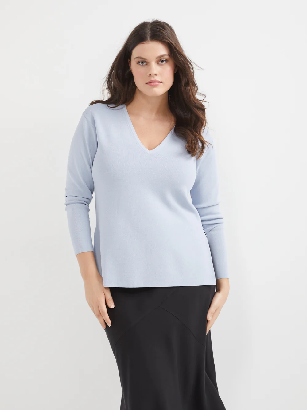 The Relaxed Milano V-Neck Pullover