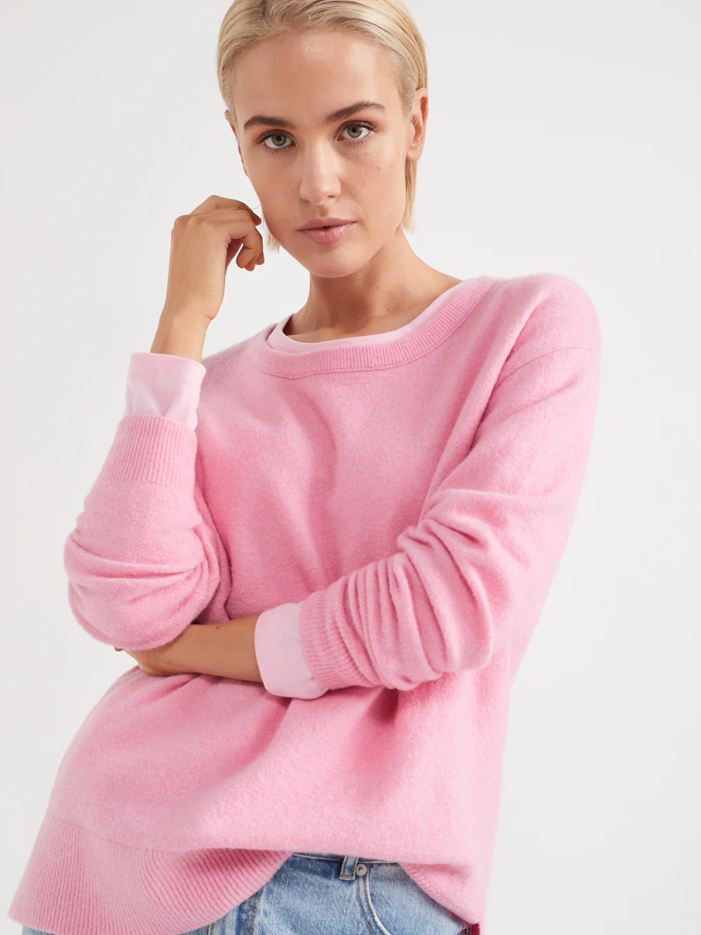 The Relaxed Open Neck Pullover - Image 3