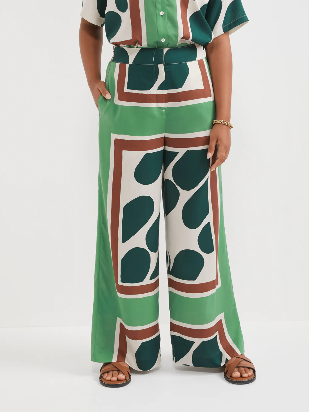 The Scarf Print Pant - Image 2