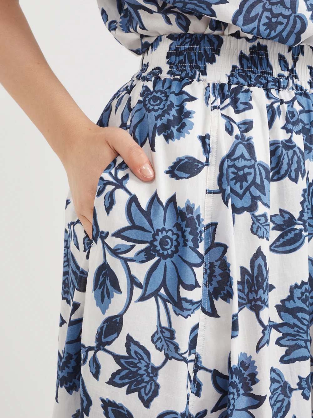 The Seam Detail Print Skirt - Image 12