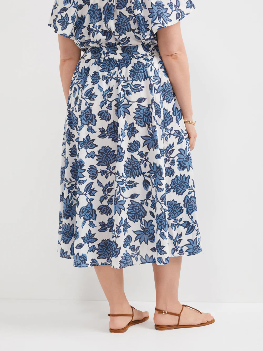 The Seam Detail Print Skirt - Image 15