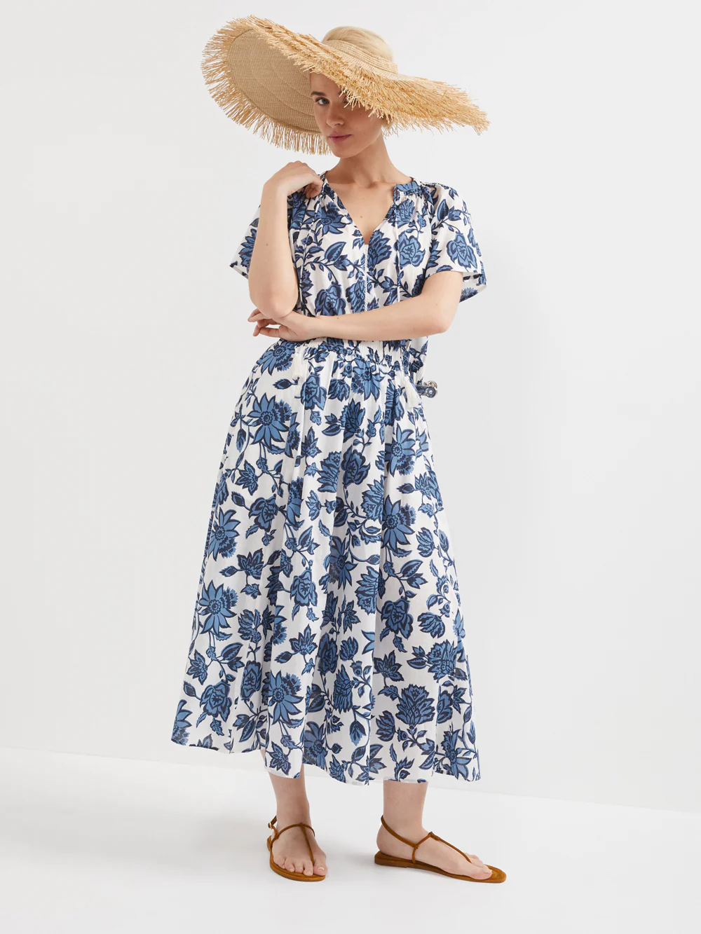 The Seam Detail Print Skirt - Image 2