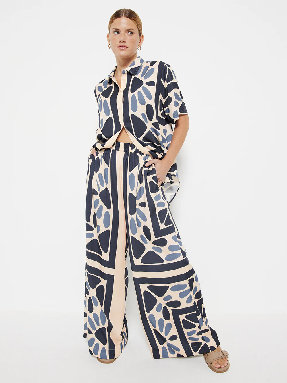 The Silky Print Pant