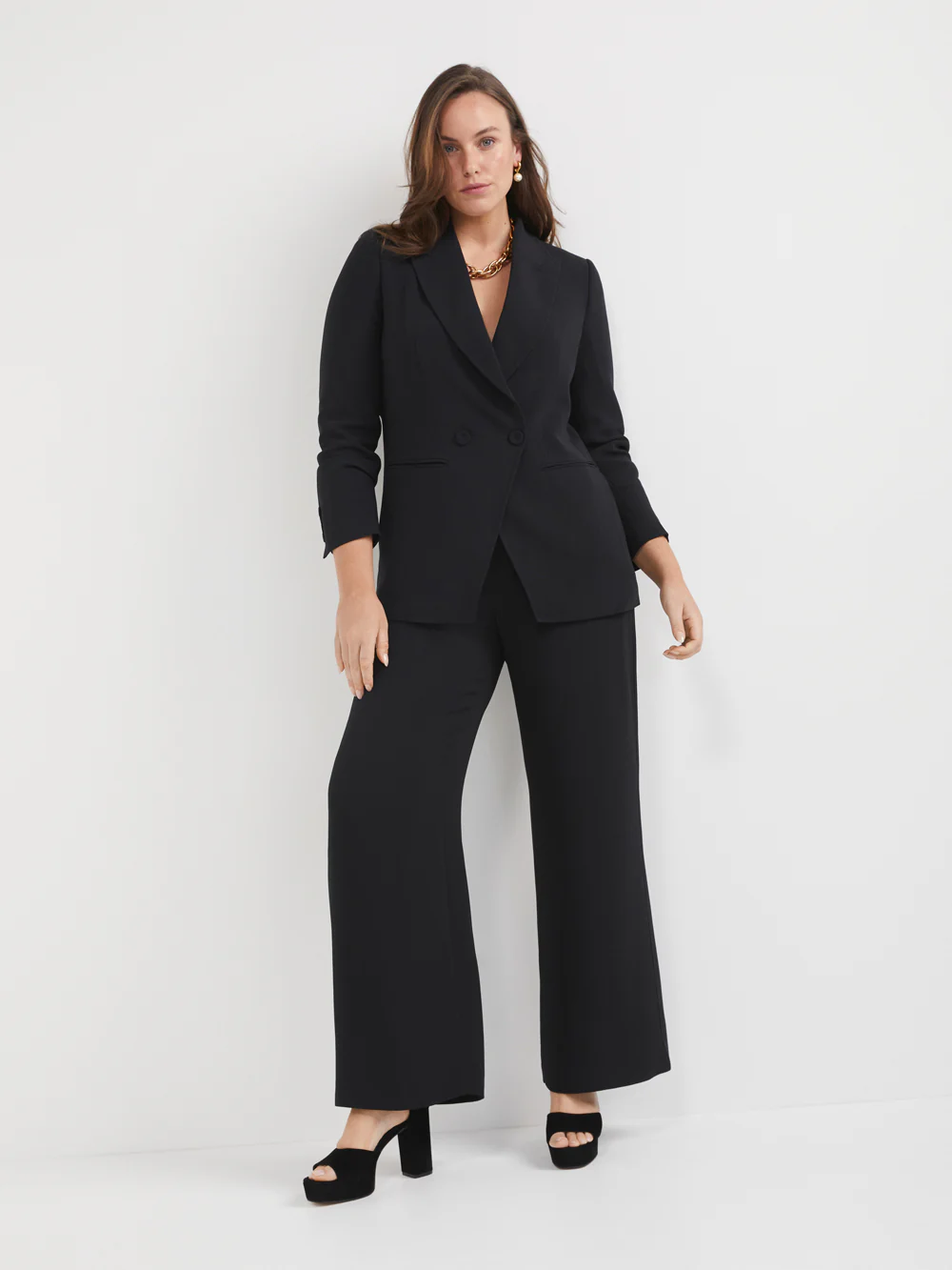 The Sleek Double Breasted Blazer