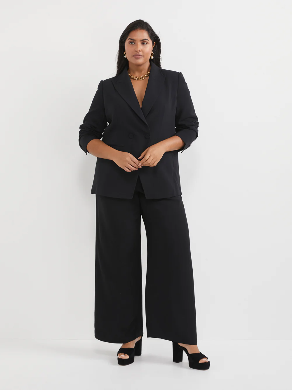 The Sleek Double Breasted Blazer - Image 8