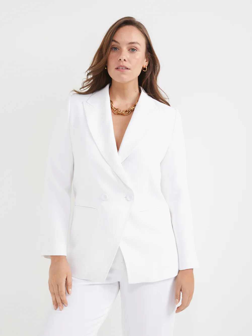 The Sleek Double Breasted Blazer - Image 2