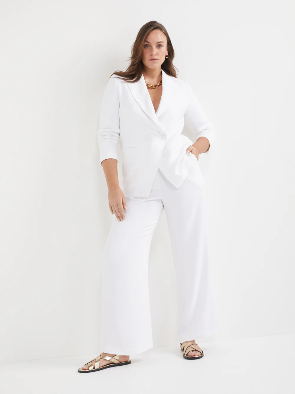 The Sleek Double Breasted Blazer - Image 4