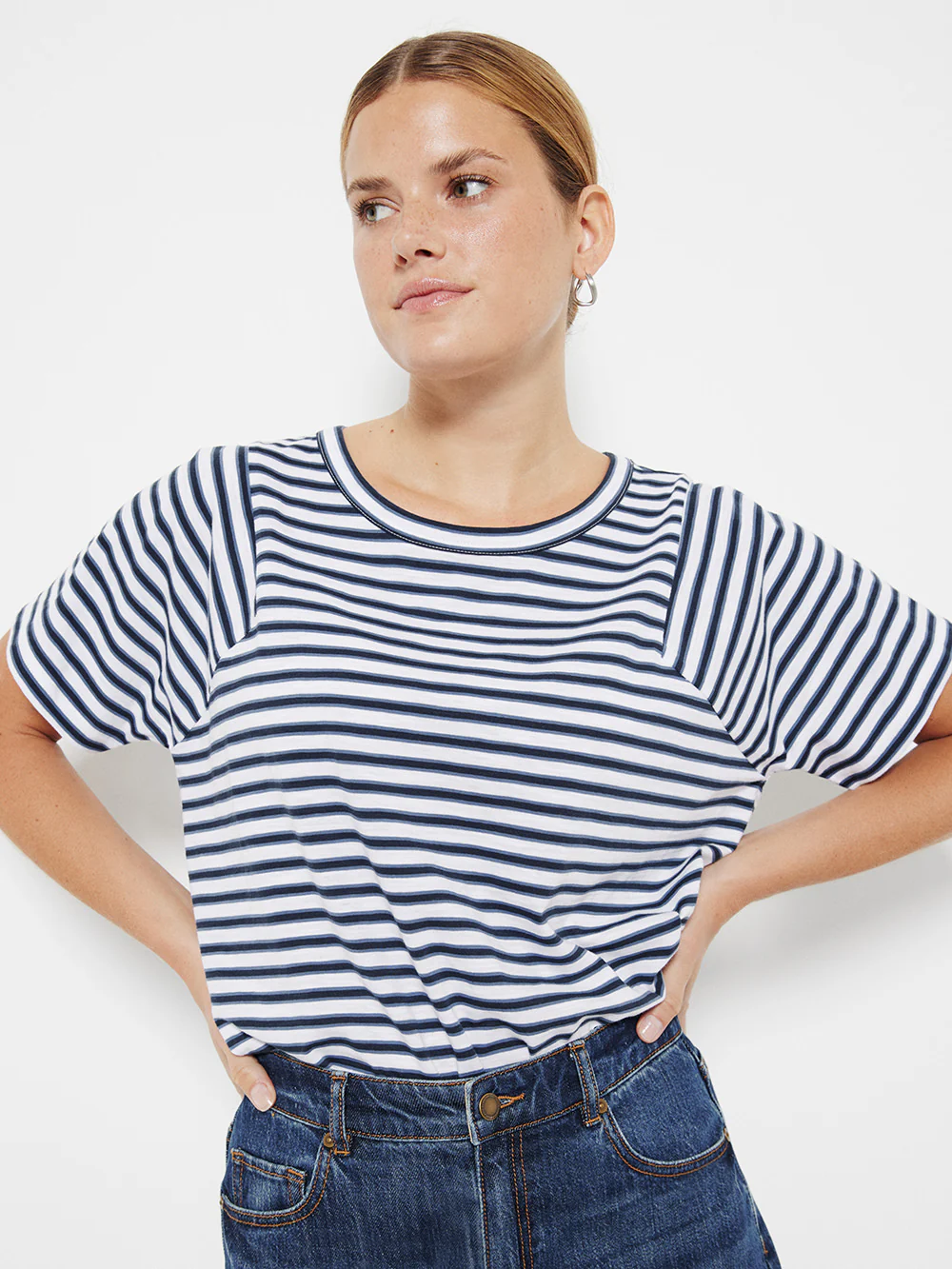 The Slouchy Stripe Tee