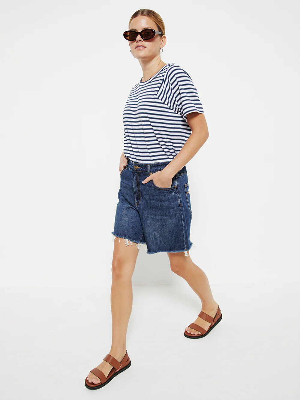 The Slouchy Stripe Tee - Image 3