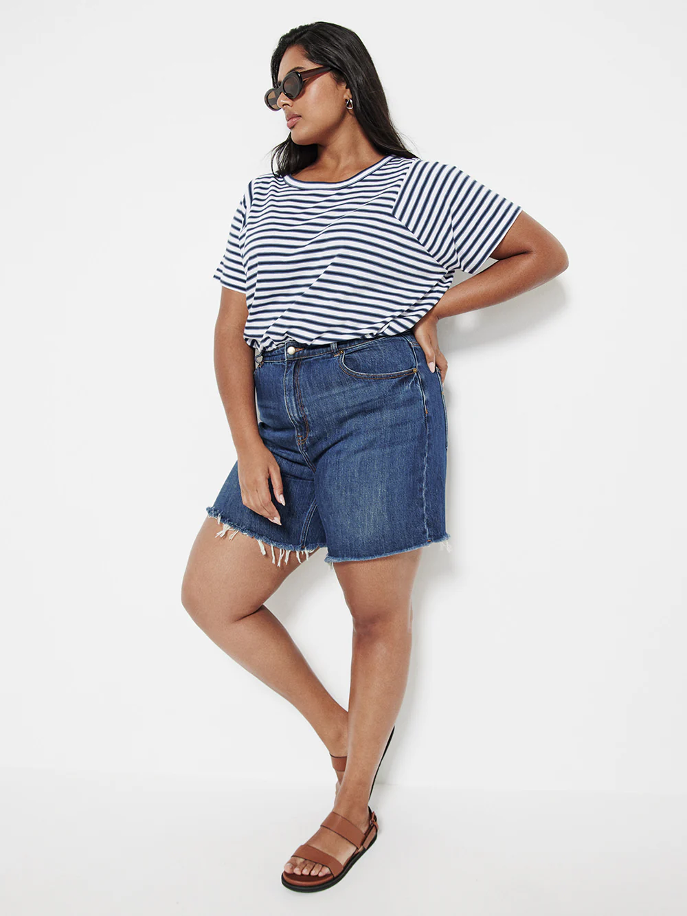 The Slouchy Stripe Tee - Image 7