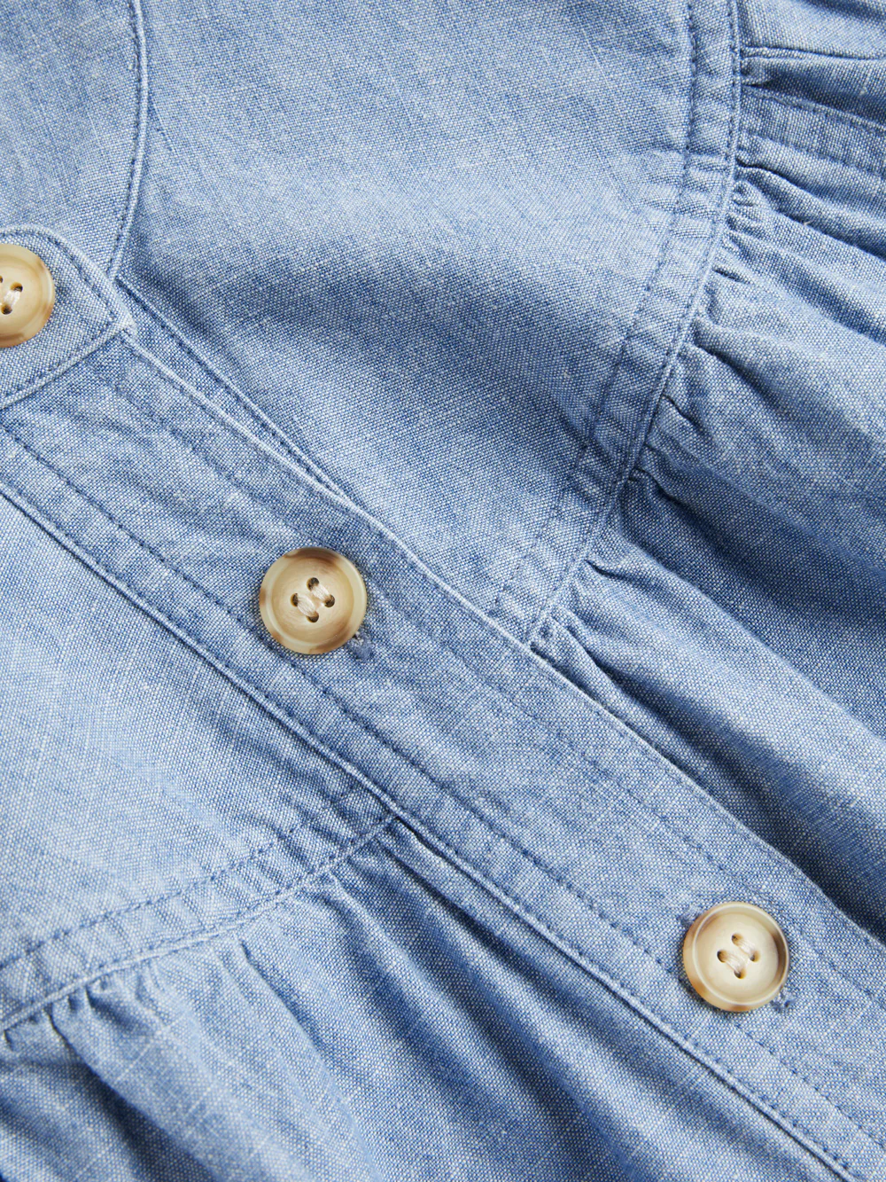 The Soft Chambray Shirt Dress - Image 10