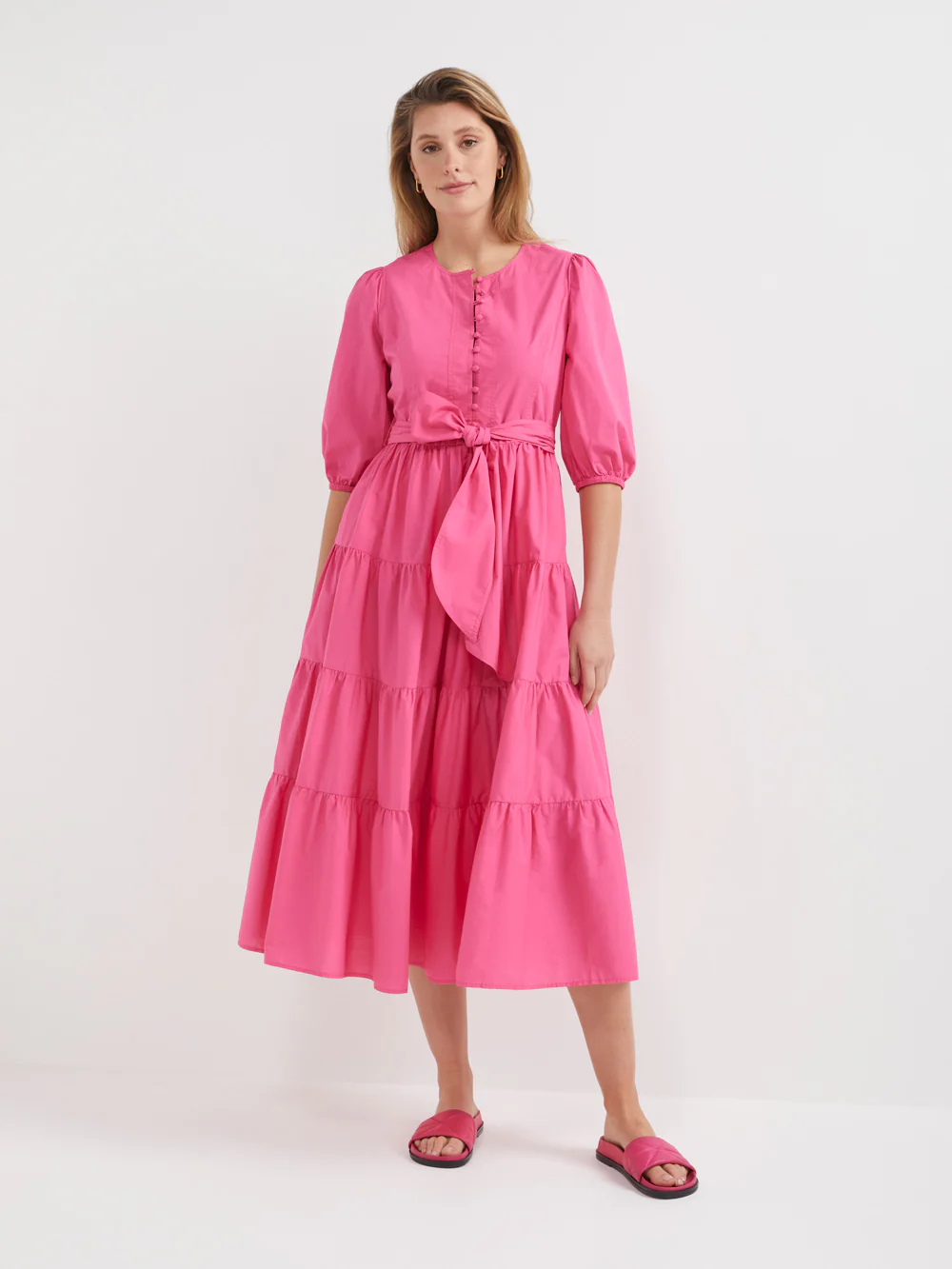 The Soft Cotton Tiered Dress - Image 2