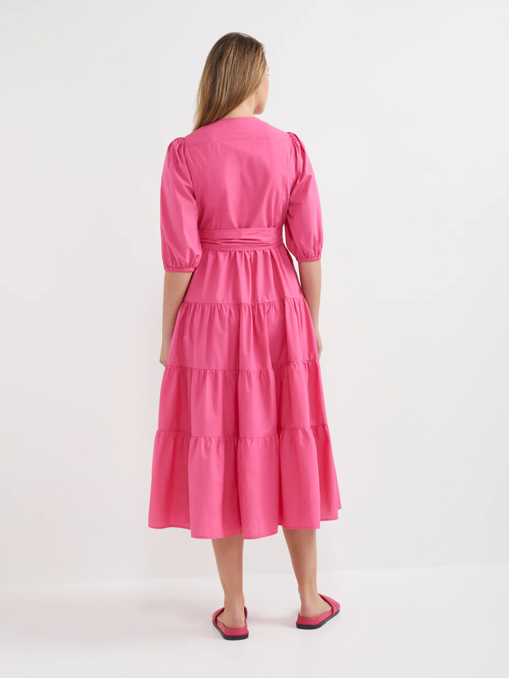 The Soft Cotton Tiered Dress - Image 3