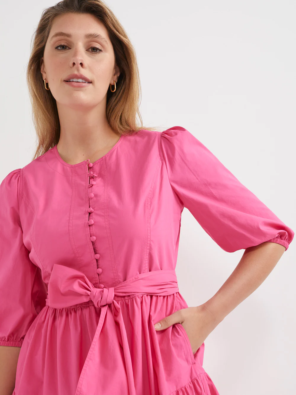The Soft Cotton Tiered Dress - Image 4
