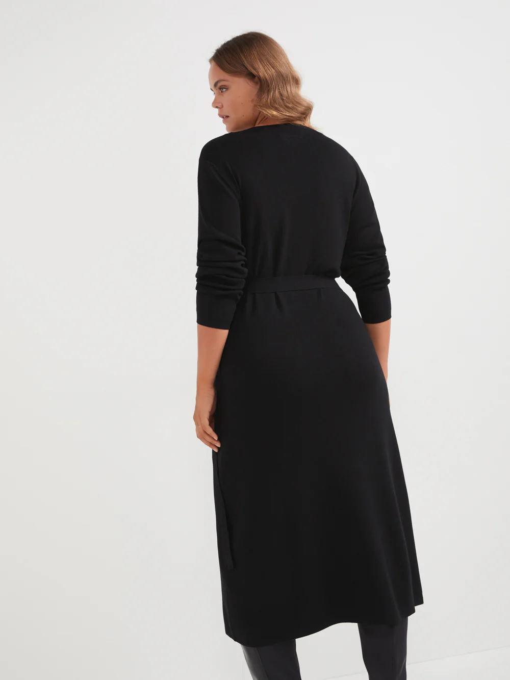 The Soft Knit Wrap Dress - Image 7