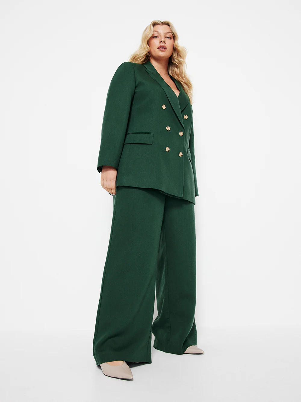 The Soft Twill Wide Leg Trouser - Image 10