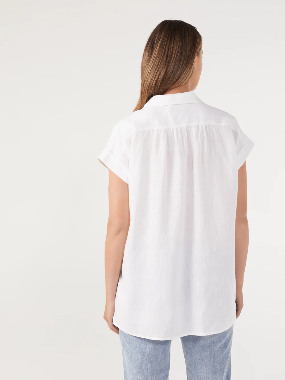 The Stitch Detail Linen Tunic - Image 3