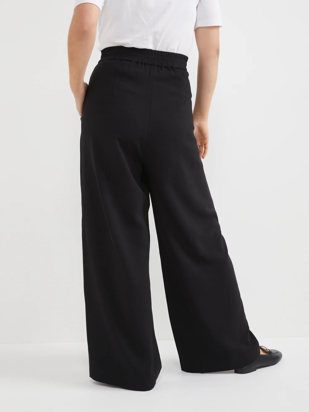 The Stretch Crepe Draped Trouser - Image 6